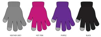 Women's Touchscreen Magic Stretch Gloves - Assorted Colors