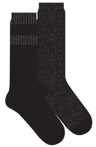Slazenger Men's Thermal Wool Crew Socks - Size 10-13 - 2-Pair Packs