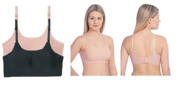Women's Second Skin Sports Bras w/ Cami Strap - Sizes M-XL
