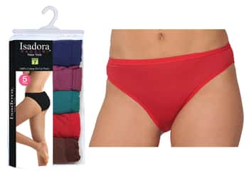 Women's Hi-Cut Panties - Jewel Tones - 5-Packs - Plus Size