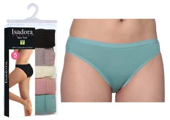 Women's Hi-Cut Panties - Dusty Tones - 5-Packs - Size 5-7