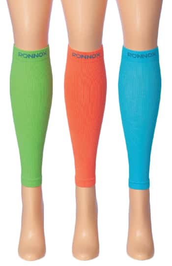 Compression Leg Sleeves - Sizes Small-XL - Solid Neon Colors