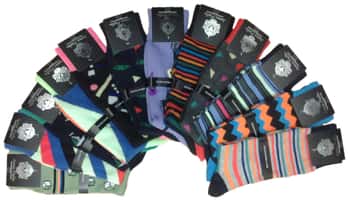 Men's Designer Dress Socks - Assorted Prints - Size 10-13