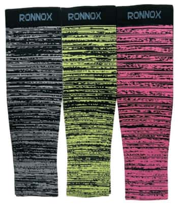 Men's Compression Tube Socks - Sizes Small-XL - Neon Heathered Prints
