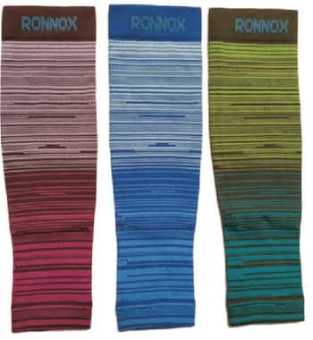 Men's Compression Tube Socks - Sizes Small-XL - Ombre Pattern Lines