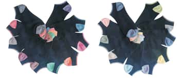 Women's No Show Novelty Socks - Heathered Heel & Toe - 10-Pair Packs - Size 9-11
