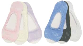 Women's Ped Socks - Open Toe Lace - 3-Packs - Size 9-11