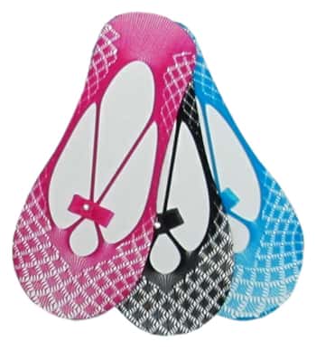 Women's No-Show Ped Sock Footliners - Lace Prints - Size 9-11 - 3-Pair Packs