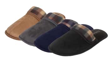 Men's Plaid Slide Slippers