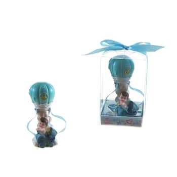 Newborn in Hot Air Ballon Party Favors w/ Clear Designer Gift Box - Choose Your Color(s)