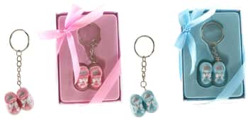 Pair of Baby Shoes Key Chains