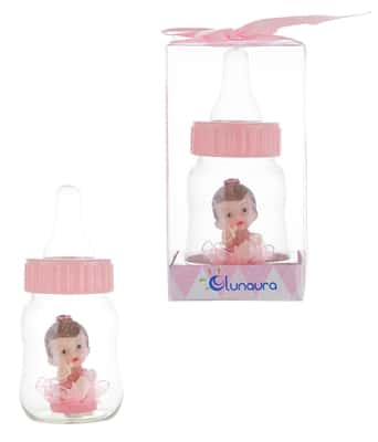 Baby Inside Baby Bottle Poly Resin 