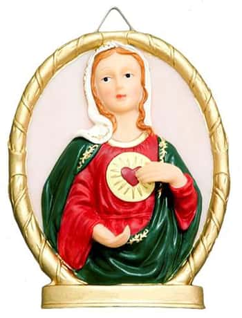 Lady Guadalupe Poly Resin Plaque