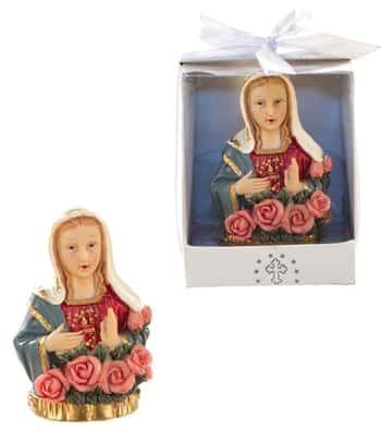 Virgin Mary Poly Resin w/ Gift Box