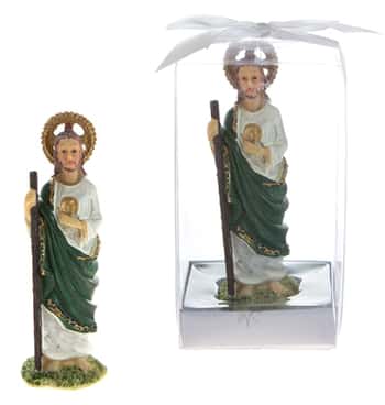 St. Judas Statue Poly Resin w/ Gift Box