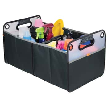 Foldable Trunk Storage Organizers w/ Clear Reinforced Handles - Choose Your Color(s)