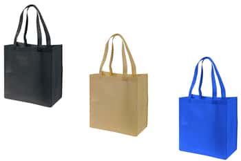 12" Non-Woven Tote Bags w/ Dual Carrying Handles - Choose Your Color(s)