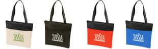 15" Tote Bags w/ Zippers