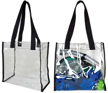 12" Clear Tote Bags