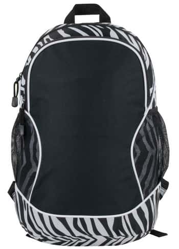 11-1/2" Backpacks - Zebra Print