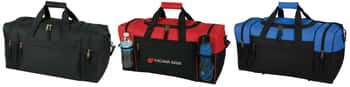 21" Deluxe Duffle Bags w/ Front Mesh Pockets
