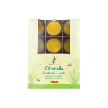 2.5" Insect Repelling Citronella Votive Candles w/ Designer Box - 12-Pack - Choose Your Color(s)