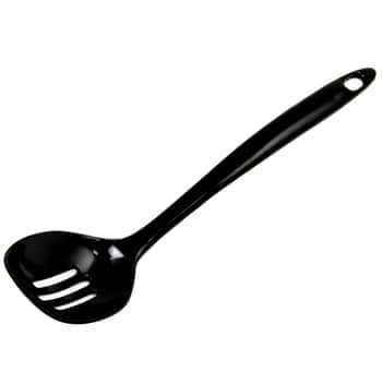 Black Melamine Slotted Spoons