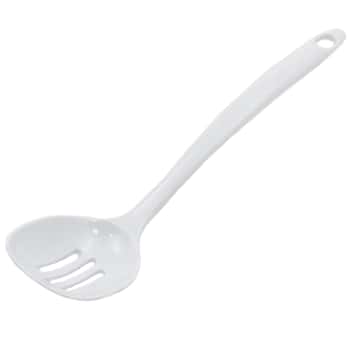 White Melamine Slotted Spoons