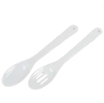 White Poly Spoon Set - 2-Packs
