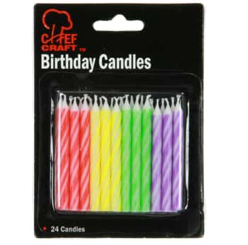 Double Spiral Candles - 24-Packs
