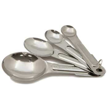 4 Piece Stainless Steel Measuring Spoon Sets