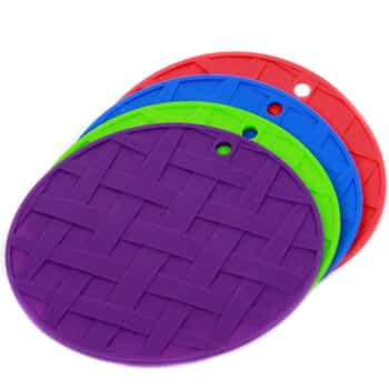 Basket Weave Silicone Trivets