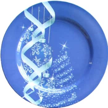 Blue Ornament Plates