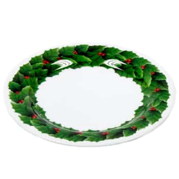 8" Christmas Wreath Plates