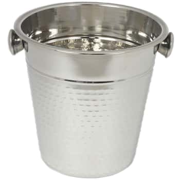 Stainless Steel Hammered Champagne Buckets