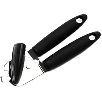 Stainless Steel Can Opener with Soft Grip Handles