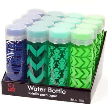 30 oz. Water Bottles PDQ in Shelf Display