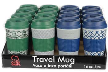 16.5 oz. Travel Mugs PDQ in Shelf Display