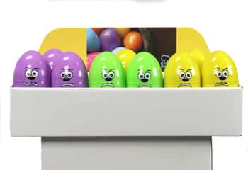 Small Easter Storage Eggs in Floor Display
