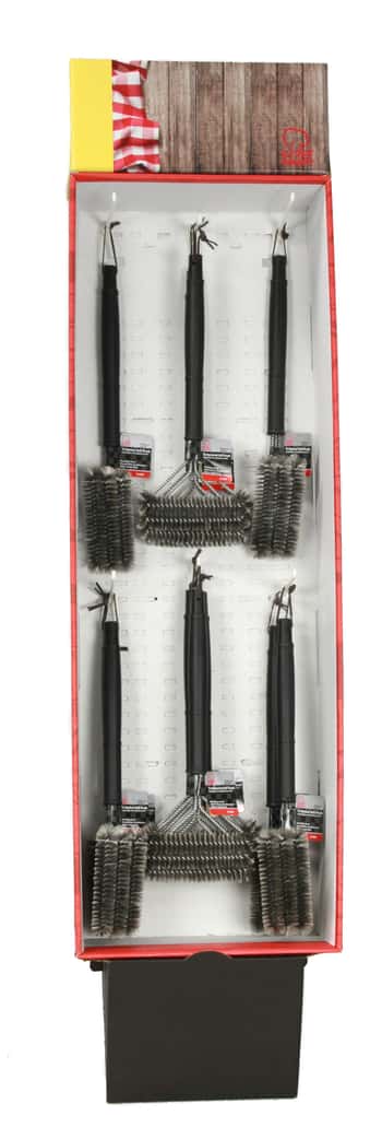 BBQ Grill Brushes in Floor Display
