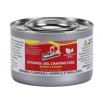 Ethanol Gel Chafing Fuel - 2 Hour - Party Dimensions