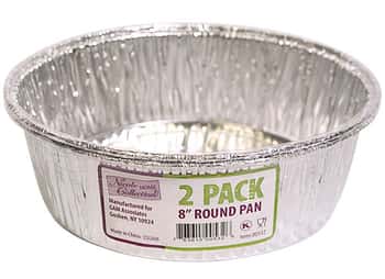 Aluminum 8" Round Pan 2-Packs - Nicole Home Collection