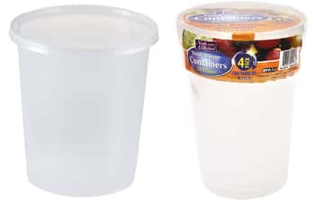 32 oz. Round Storage Container 4-Packs  - Nicole Home Collection