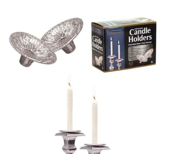 Elements - Aluminum Candle Holders 50-Packs - Nicole Home Collection