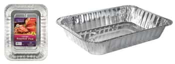 Banded - Large Roaster Pan - Aluminum - 2-Packs - Nicole Home Collection
