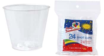1 oz. Shot Cups 24-Packs - Party Dimensions