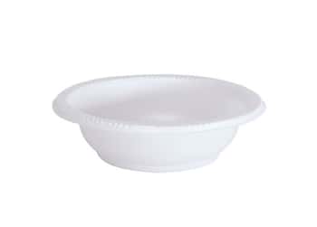 White Plastic 5oz Bowls by Hanna K. Signature - 100-Packs