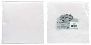 Solid Pearl White Luncheon Napkin - 40-Packs - Lillian