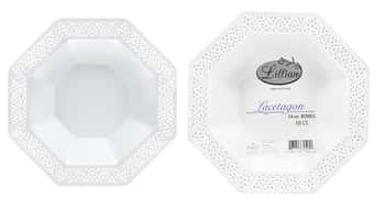 Lacetagon - 14 oz. Plastic Bowls - Lillian
