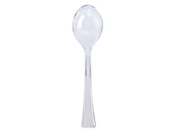 Clear Plastic Salad Serving Spoons by Lillian